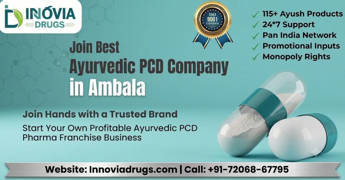 Ayurvedic PCD Company in Ambala - Innovia Drugs